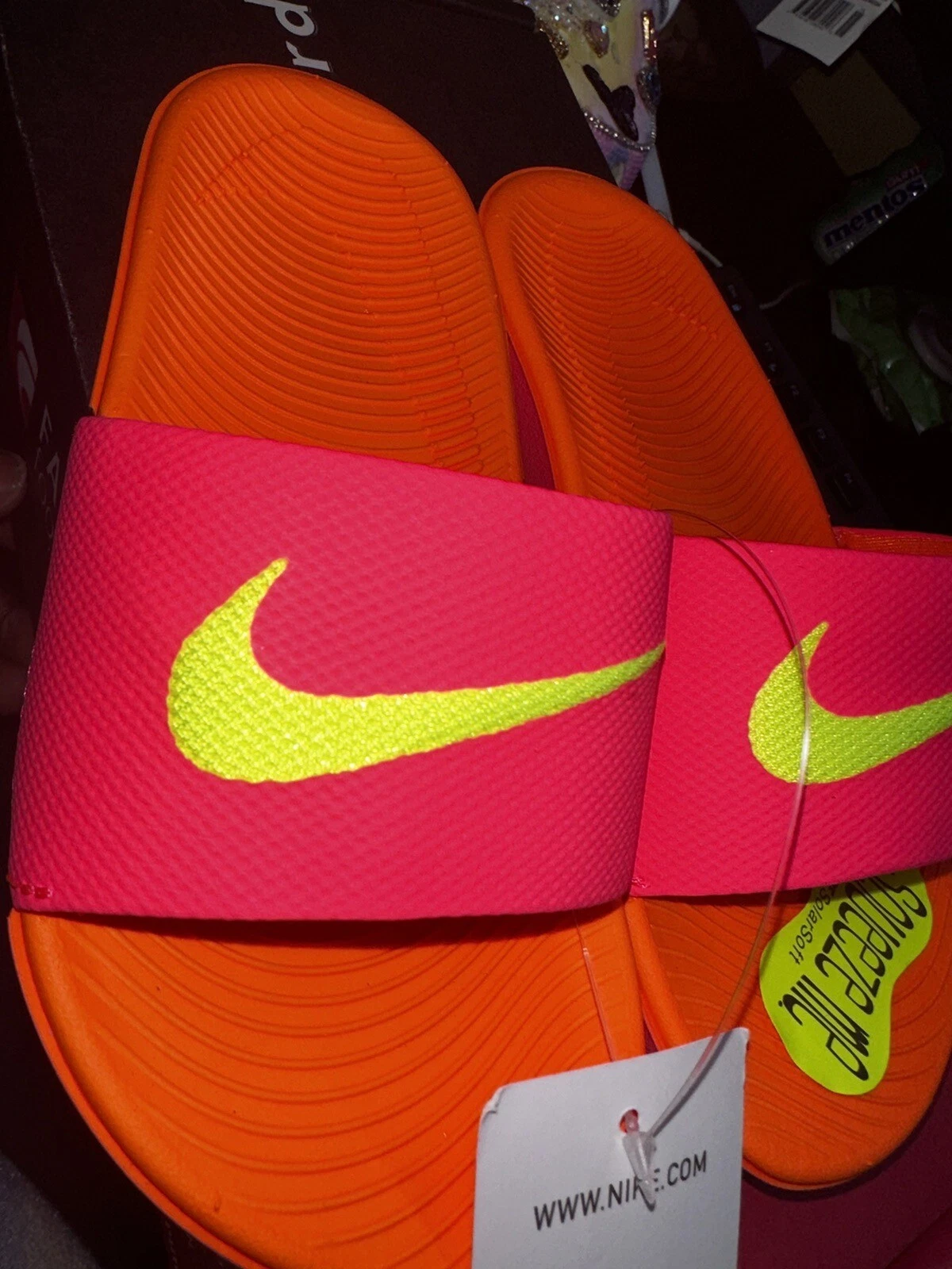 Nike Kawa Slide Hot Punch per bambini taglia 4 giovani