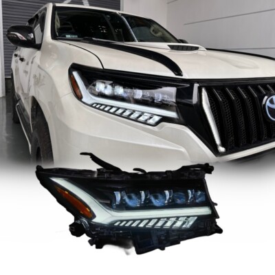 LED Headlight For Toyota Land Cruiser LC200 2018-2022 Angel Eye
