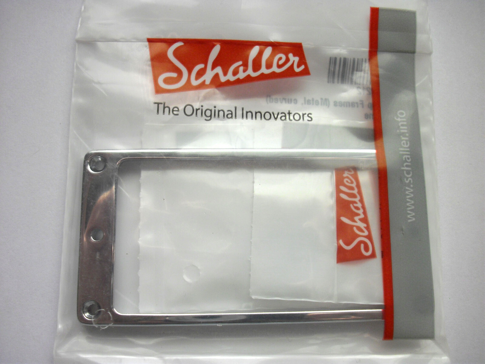 Schaller Humbucker Frame Pickup Ring One Hole 5.7 Mm (Curved) Chrome