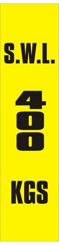 SWL | VERTICAL SAFE WORKING LOAD LABELS | MOT SIGN | MOT SIGNS | VOSA DVSA - Picture 36 of 77
