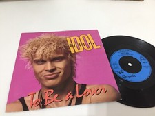 BILLY IDOL TO BE A LOVER 7'' VINYL RECORD 1986