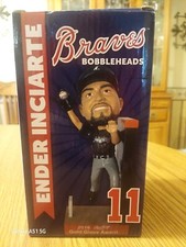 RARE 2017 Ender Inciarte Gold Glove Atlanta Braves SGA Bobblehead Doll, NIOB!!