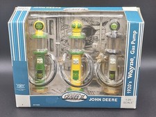 Vintage Gearbox John Deere 1920’s Set of 3 Wayne Gas Pumps - 1.25 Scale - 5”