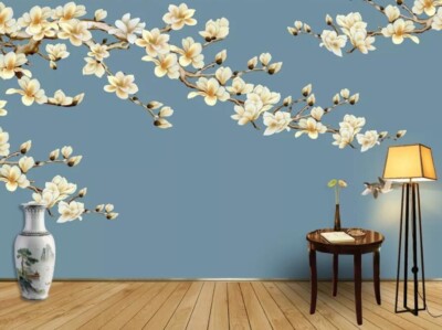 3D Yellow Branch ZHUA7103 Wallpaper Wall Murals Removable Self-adhesive Ann 24
