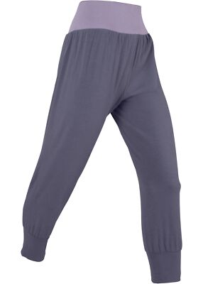 Haremshose 3/4-Länge Gr. 44/46 Blaubeere Damen Freizeit-Hose Pants Neu*