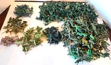 LARGE VINTAGE PLASTIC ARMY MEN 400 + IMPERIAL MPC TIM-MEE HONG KONG OVER LOT P