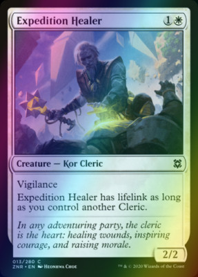 x1 Expedition Healer ZNR MTG 13/280 FOIL COMMON M/NM 1x