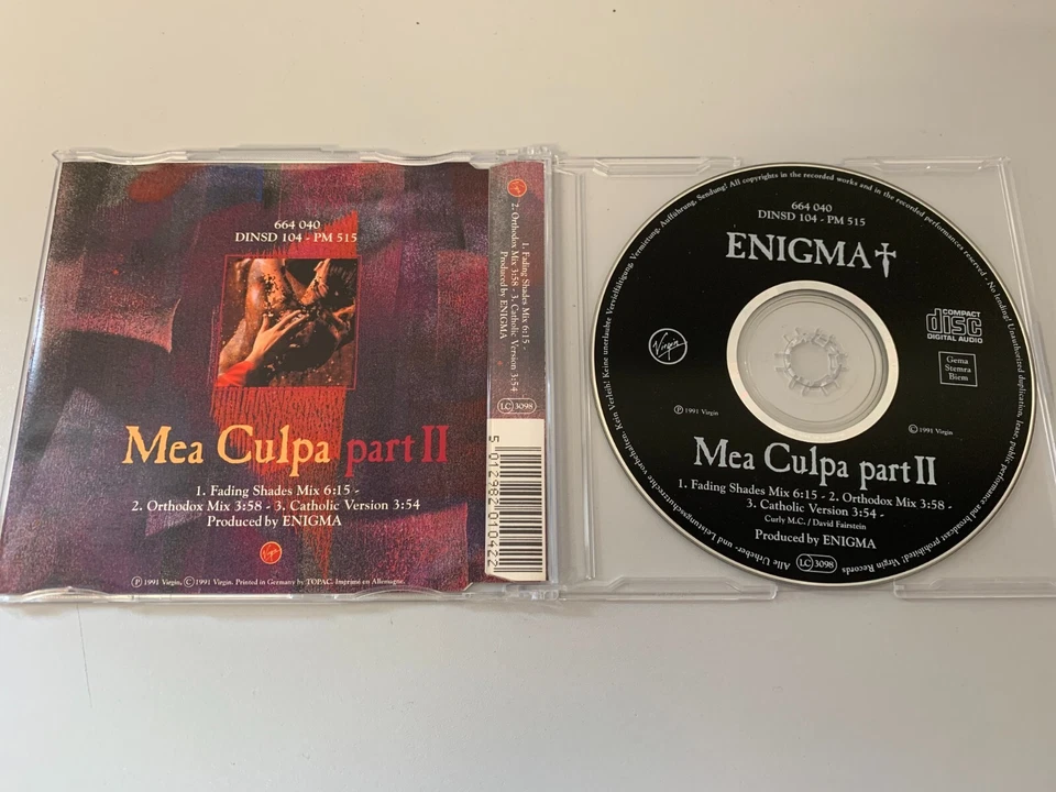 Enigma – Mea Culpa Part II - Maxi CD Single © 1991 - Bild 2 von 2
