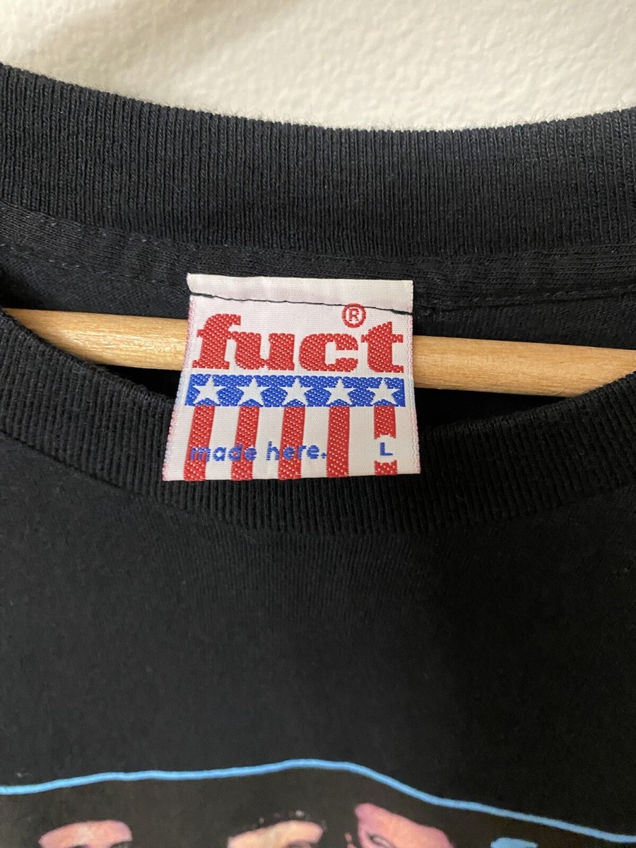 Vintage 90's FUCT Goodfellas T Shirt Black Skateboarding Large