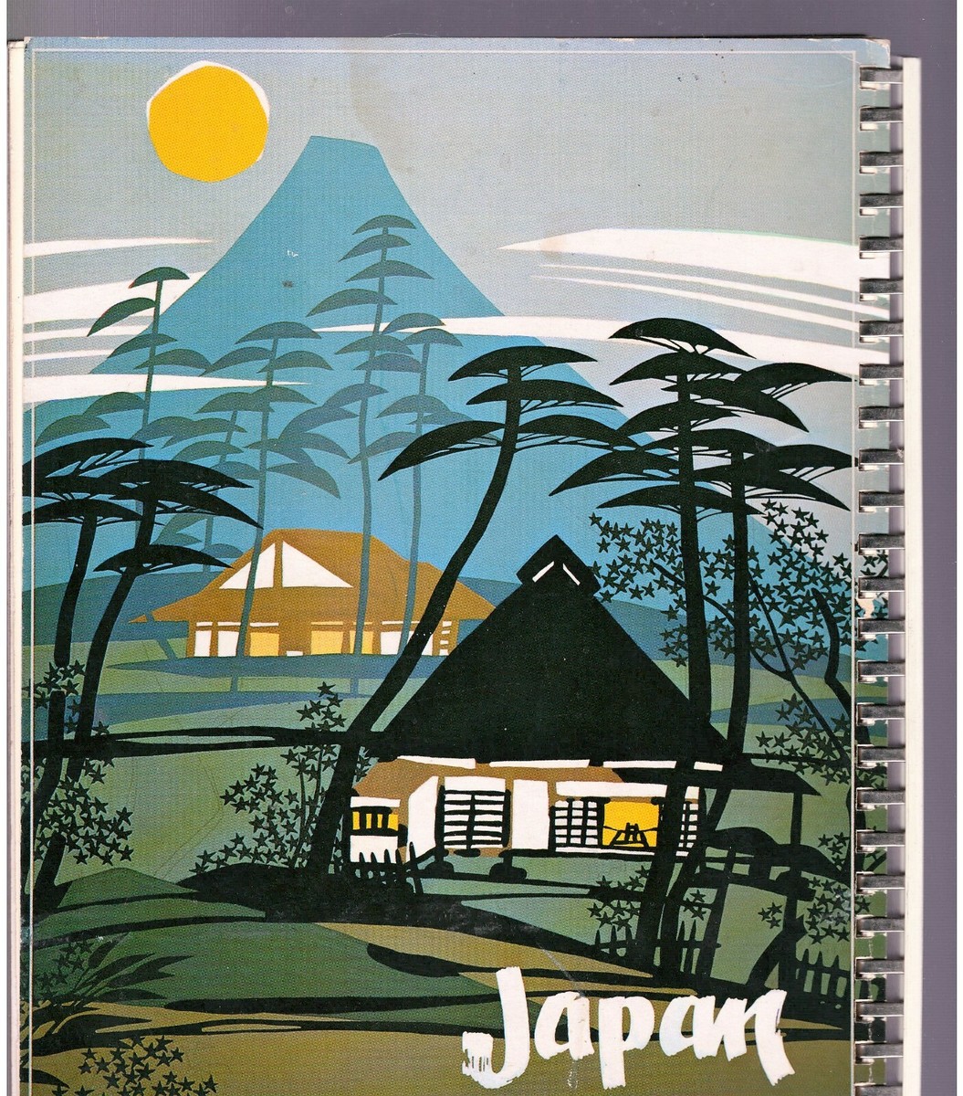 60s 70s Colorful Japan Fukuda Card Company Tourist Photo Souvenir