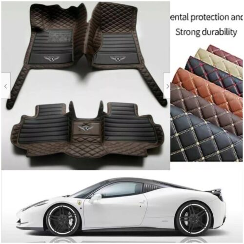 For Bentley Continental GT Floor Mats Waterproof PU Leather Luxury Custom Carpet - Picture 19 of 22