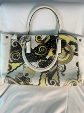 Versace Jeans Abstract Classic Baroque Print Tote Bag