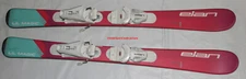 NEW Elan Girl's kids Skis 100cm Elan Lil Magic + size adjustable Bindings