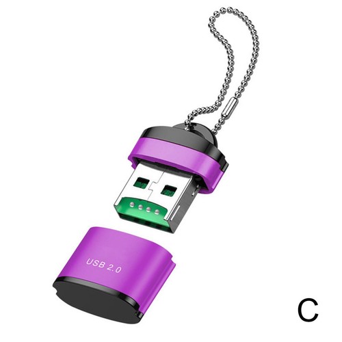 USB Mini TF Card Reader 2.0 Mobile Phone Memory Card Reader Adapter♡ - Photo 15/18