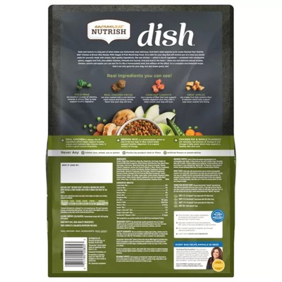 Rachael Ray Nutrish Dish Chicken Vegetable  Brown Rice Dry Dog Food 11.5 lbs.