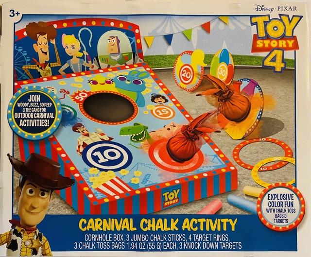Disney Pixar Toy Story 4 Carnival Chalk Kids Activity Game Mattel