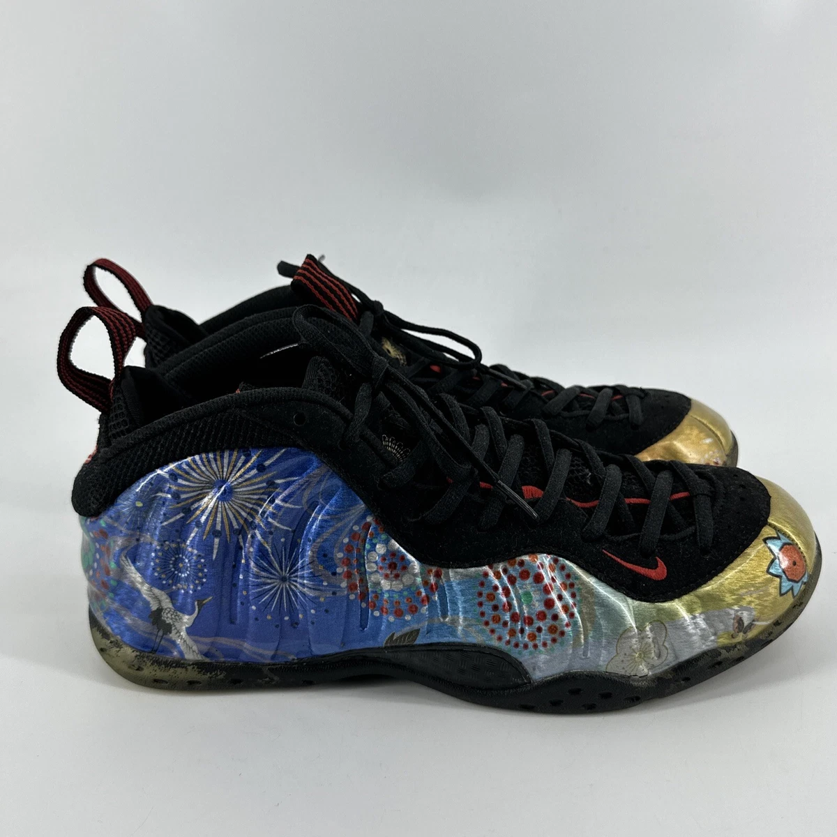 Raad ontwerper openbaring Nike Air Foamposite One Chinese New Year Lunar New Year 2018 S.9.5 PREOWNED  | eBay