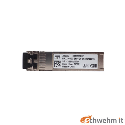 LOT De 59 Transceivers SFP HP JD092B X130 – 10Gb/s Fibre (Reconditionnés, Très Bon État)