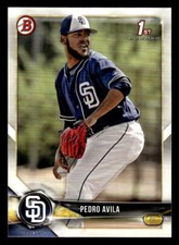 2018 Bowman #BP40 Pedro Avila Prospects Card San Diego Padres