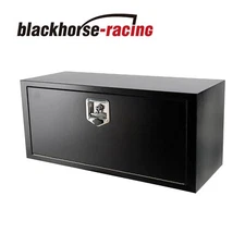 36 In. X 14 In. X 16 In. Black Underbody Truck Trailer Storage Tool Box w/Lock