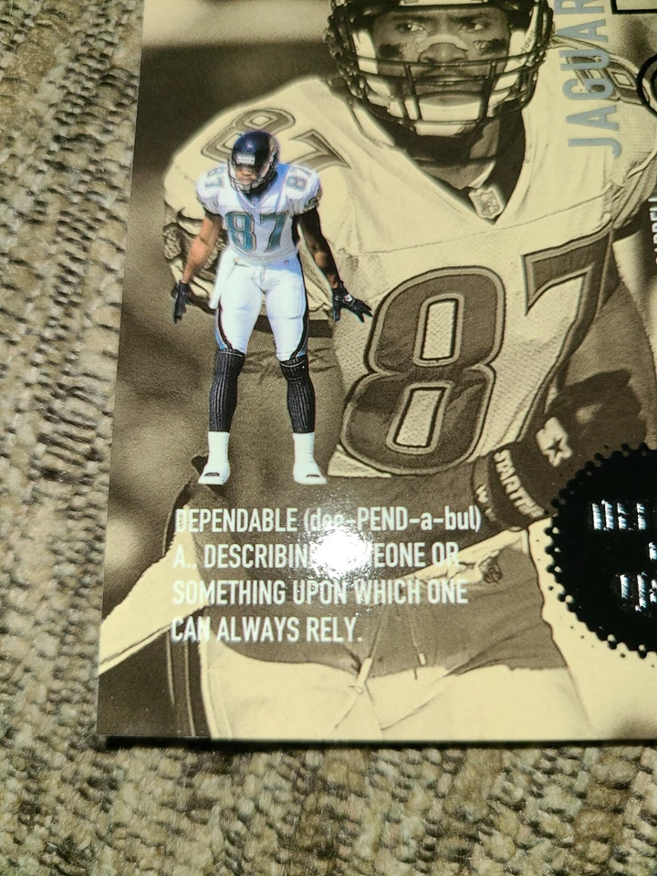 Keenan McCardell 1998 Upperdeck Define The Game Football Card DG30 Jaguars  - Image 4 of 4