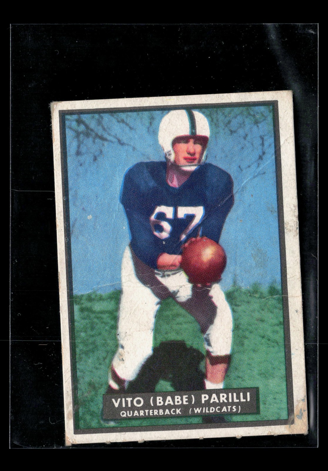 Vito (Babe) Parilli 1951 Topps Magic #4