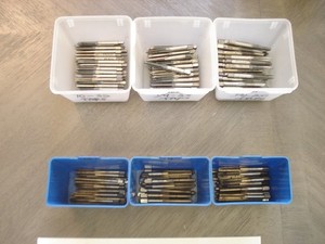 Large Lot of Machinist Taps Aprox. 140 pcs