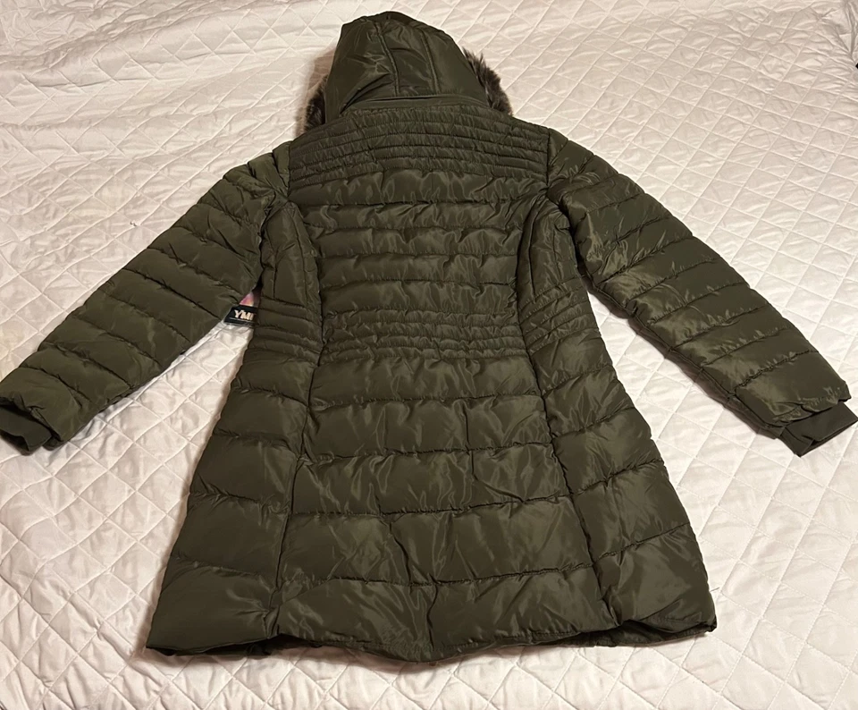 YMI Collection Olive Green Coat, Junior’s Size XL, NWT - Image 3 of 4