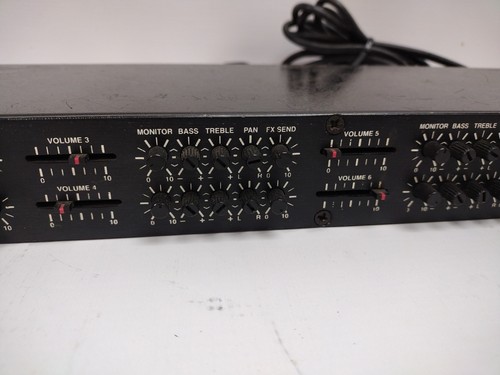 Rolls RM64 Mix Max 6 Rack Mount 6 Channel Audio Mixer - Picture 3 of 8