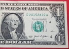 $1 One Dollar Birthday/Anniversary Note  Serial Number D20152810A Series 2021 — photo 1