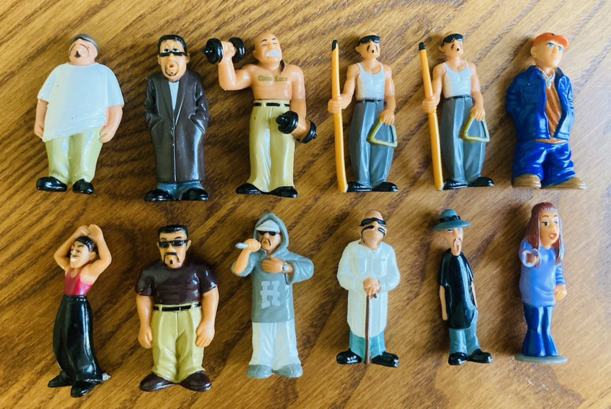 Vintage 1990's Little Homies Lot Of 9 Figures ~ Lil Homies ~ David