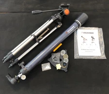 Celestron AstroMaster 70AZ Refractor Telescope Fully Coated Glass Optics