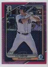 2024 Bowman Chrome Mega Box Pink Mojo Refractor 155/199 Colt Keith #34 1b3