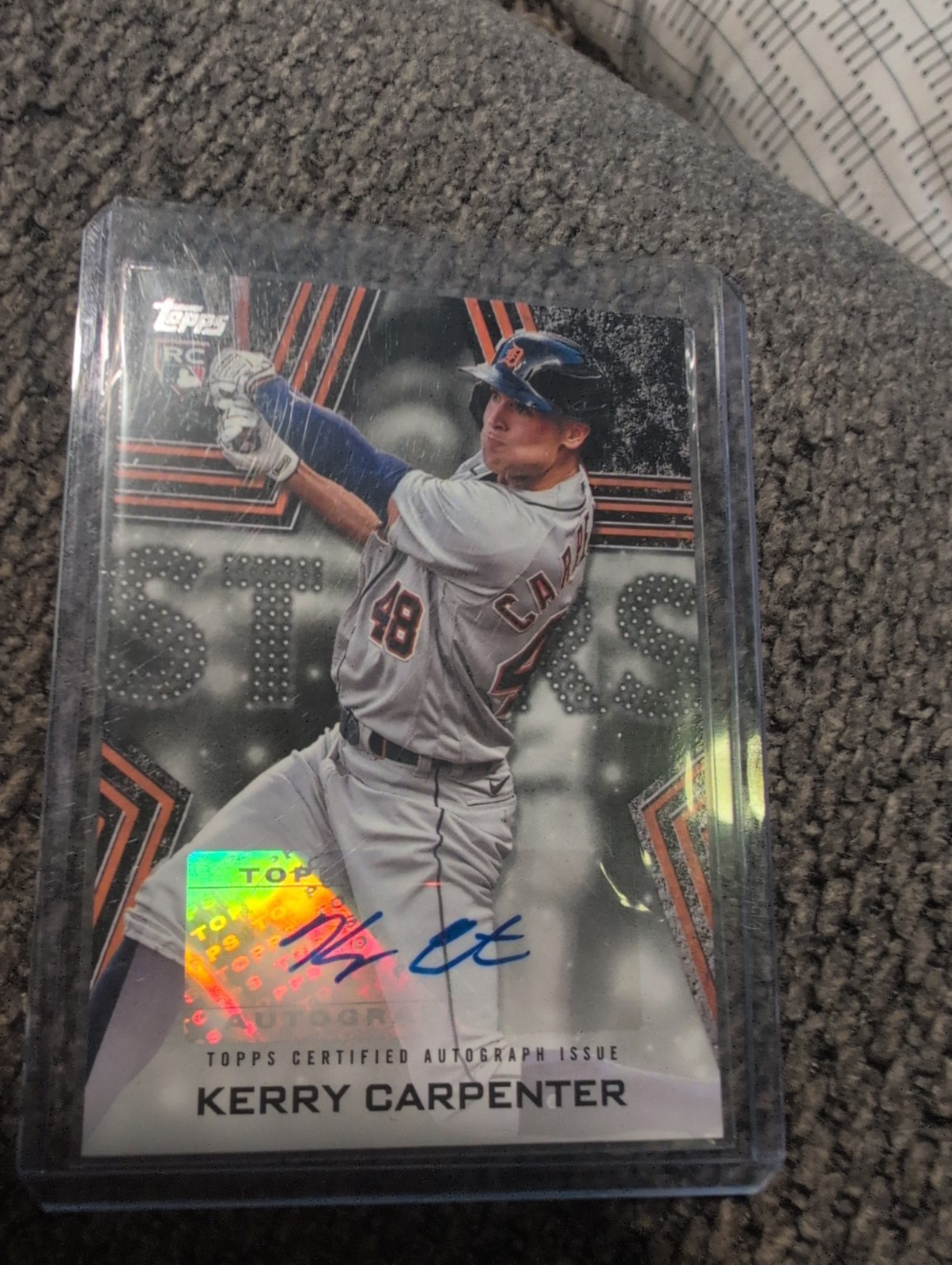 2023 Topps Series 1 - Baseball Stars Autographs Kerry Carpenter #BSA-KEC  AU, RC