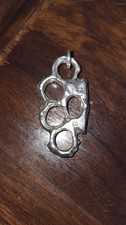 925 Sterlingsilber Schlagring Anhänger