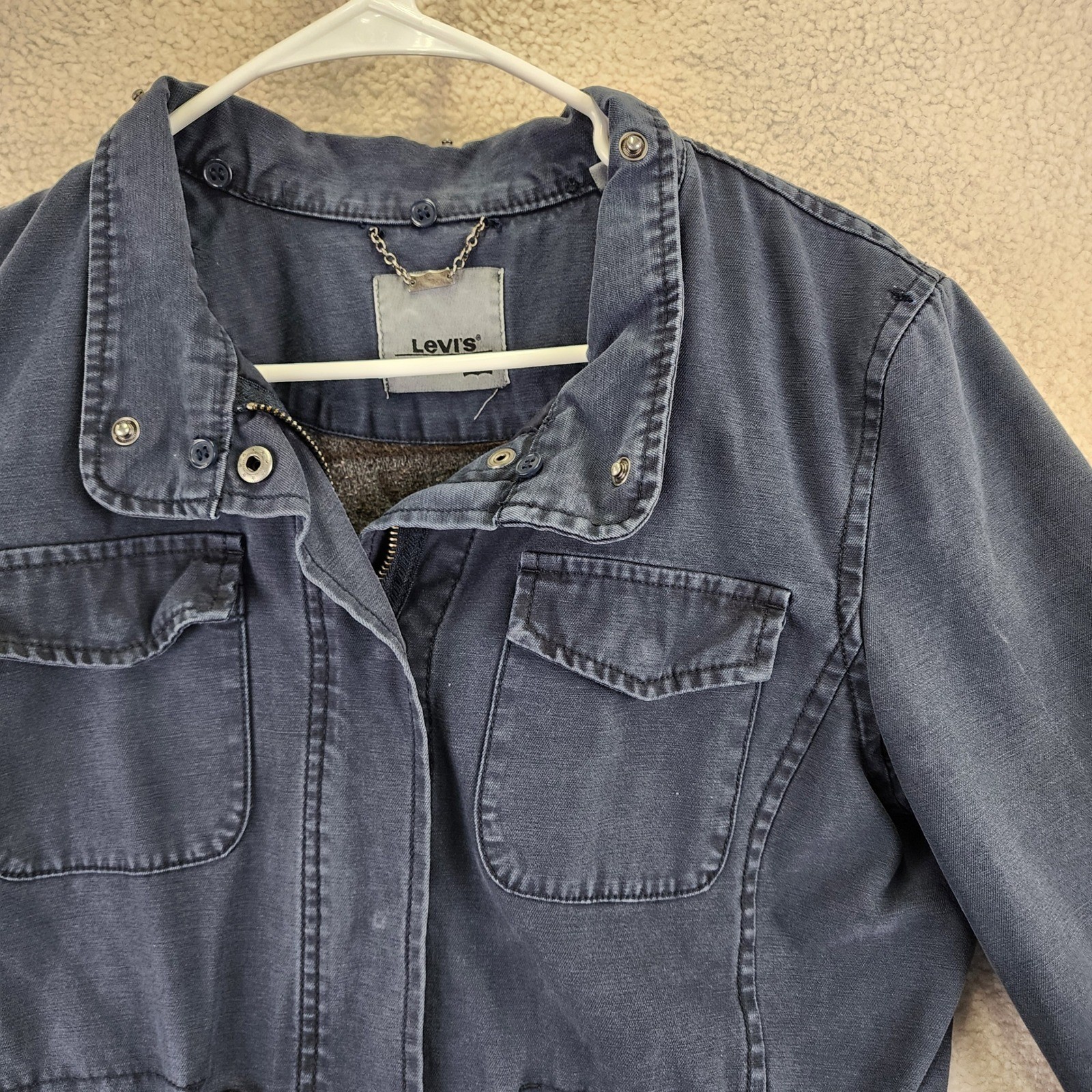 Levis Utility Field Chore Jacket Drawstring Waist… - image 2