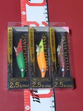 Squid Mania Wild 2.5 size, Red Head Green, Mini Carrot, and Tamatama Red,