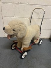 Vintage Mulholland & Bailie Push Along Ride-on Labrador Dog Baby Walker - LANCS