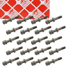 20x febi Radschraube M12x1,5mm für MERCEDES W168 190 W201 W202 W124 W210 W126