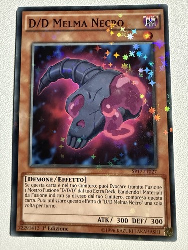 D/D Necro Slime SP17-IT027 Starfoil Rare 1st Ed NM Italian Yu-Gi-Oh!