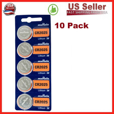 10 Murata Fresh CR 2025 CR2025 ECR2025 BR2025 LITHIUM COIN CELL Battery Exp 2032