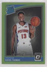 2018 Panini Donruss Optic Rated Lime Green Prizm /149 Khyri Thomas Rookie RC ni4