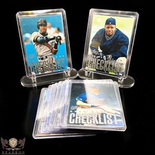 Complete Set Lot of 1997 Fleer Ultra Checklist Cards (Ken Griffey Jr, Bonds) SP!