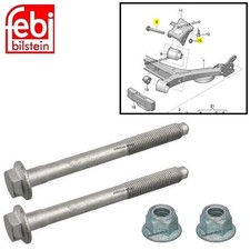 2x Schrauben-Satz Achskörper Hinten für SKODA RAPID NH ROOMSTER 5J FABIA OCTAVIA