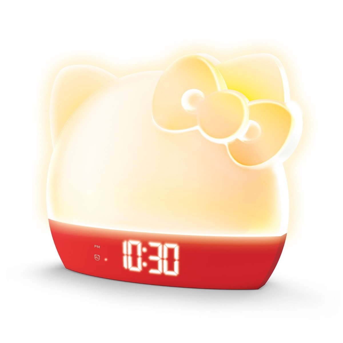 Hello Kitty Sunrise Alarm Clock with Color-Changing RGB LED Night