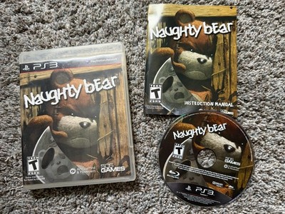 Naughty Bear PS3 Sony PlayStation 3, 2010 Complete W Manual Tested Free Shipping