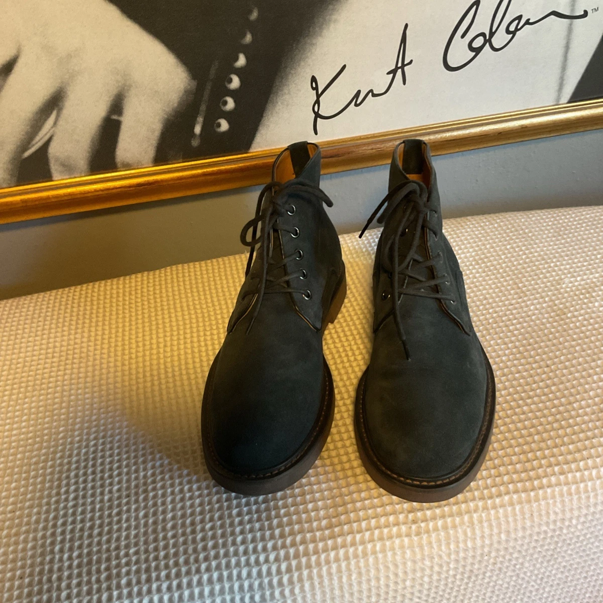 Ermenegildo Zegna Lace Up Suede Boots for Men for Sale  display picture 3