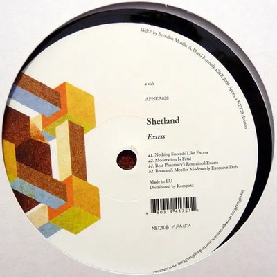 Shetland Excess Vinyl Single 12inch NEAR MINT Apnea