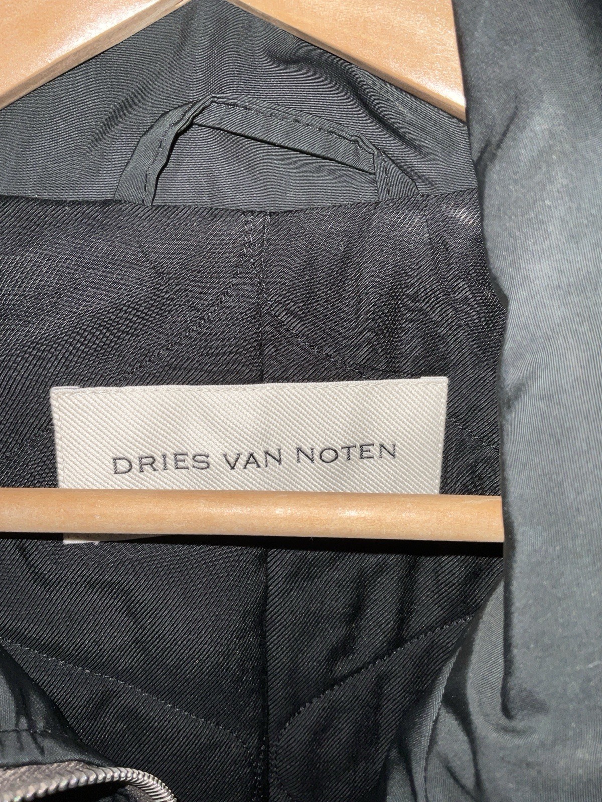 Dries Van Noten Men's Black Viller Bomber Jacket Size Medium Sold Out image 3