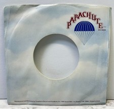 Parachute Records Company Paper Sleeve 45 RPM Casablanca Blue Sky Clouds USA